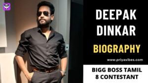 Deepak Dinkar Bigg Boss Tamil