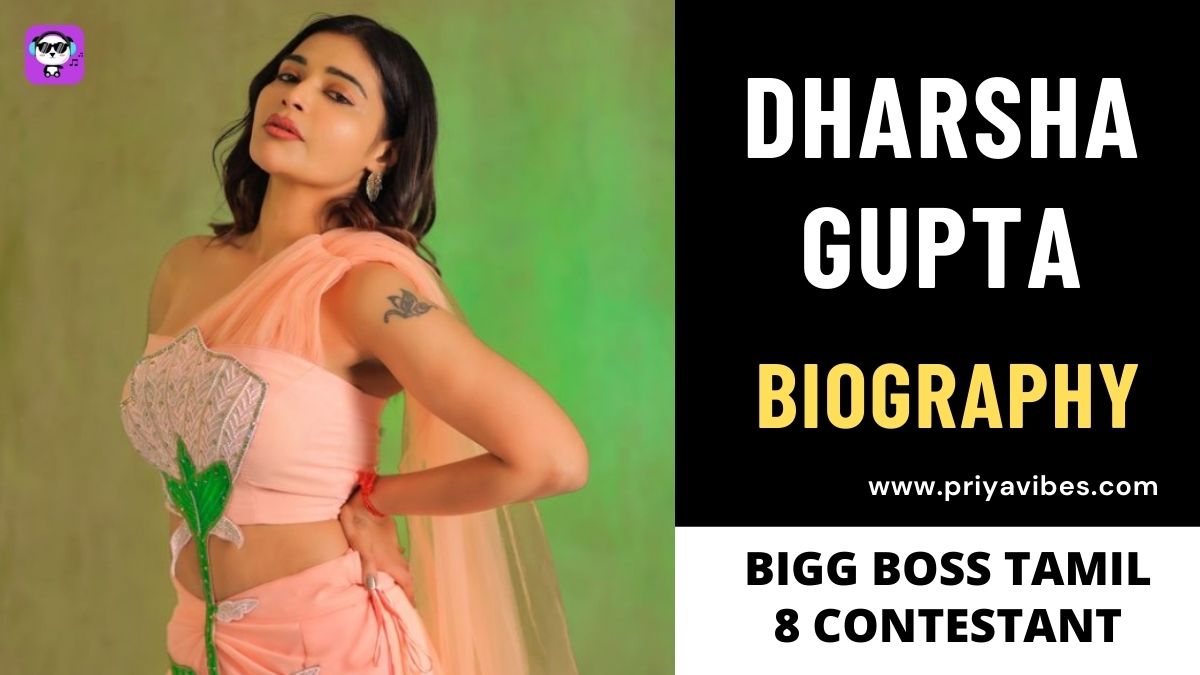 Dharsha Gupta Bigg Boss Tamil