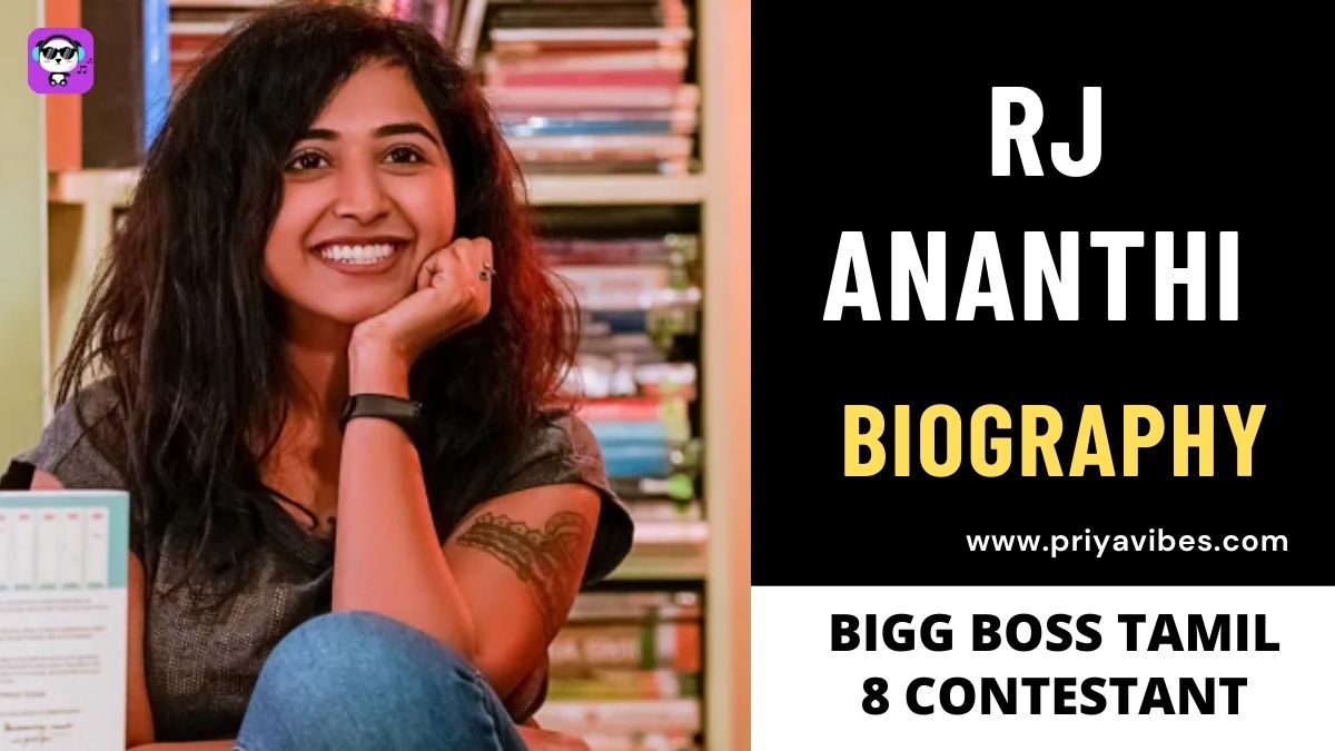 RJ Ananthi Bigg Boss Tamil