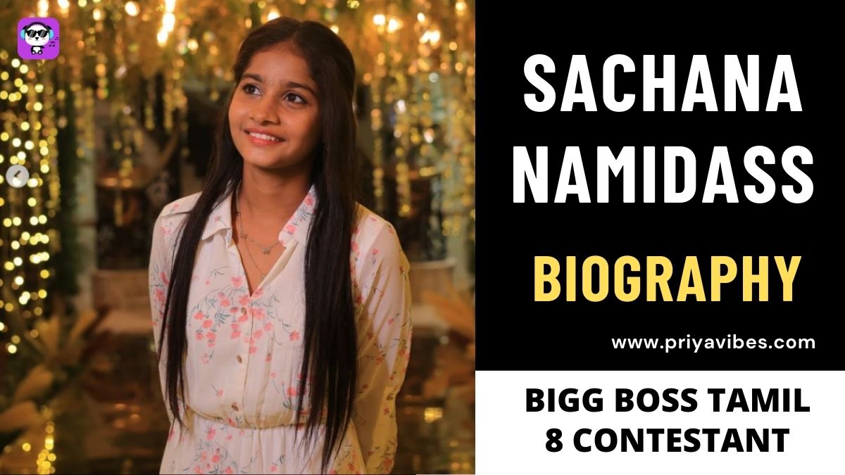 Sachana Namidass Bigg Boss Tamil 8