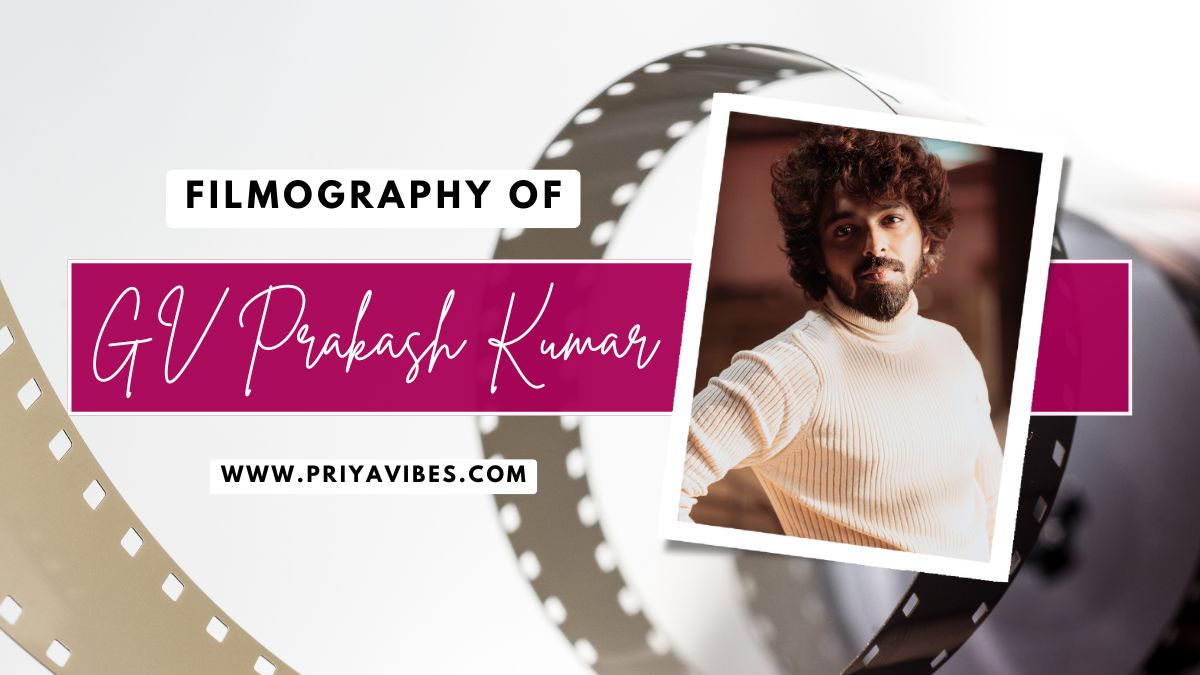 GV Prakash Kumar Filmography