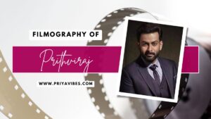 Prithviraj Filmography