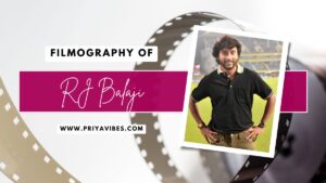 RJ Balaji Filmography