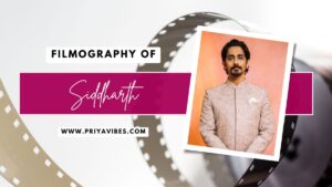 Siddharth Filmography