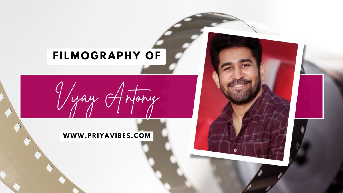 Vijay Antony Filmography