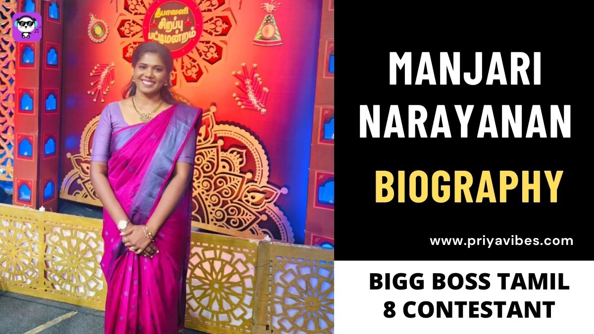 Manjari Bigg Boss Tamil