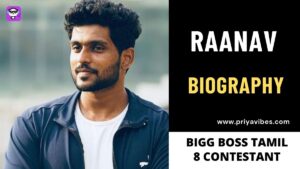 Raanav Bigg Boss Tamil