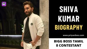 Shiva Kumar Bigg Boss Tamil